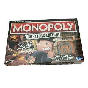 MONOPOLY Family Board Game Cheaters Edition O/S Multicolor NWT HASBRO